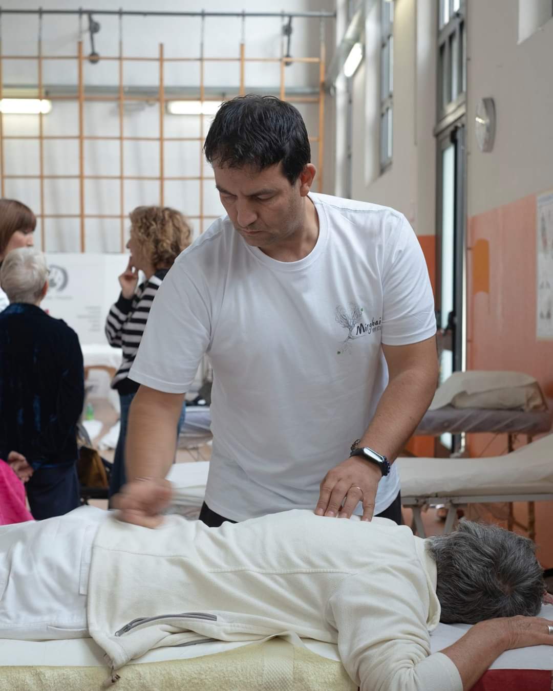 Sessione di terapia Tuina